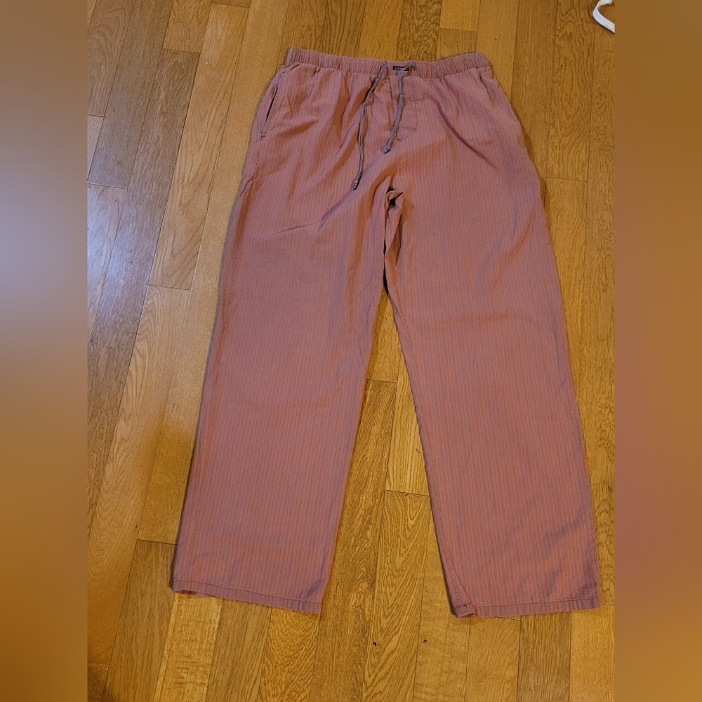 Calvin Klein Drawstring Lounge Pants With Gray St… - image 1